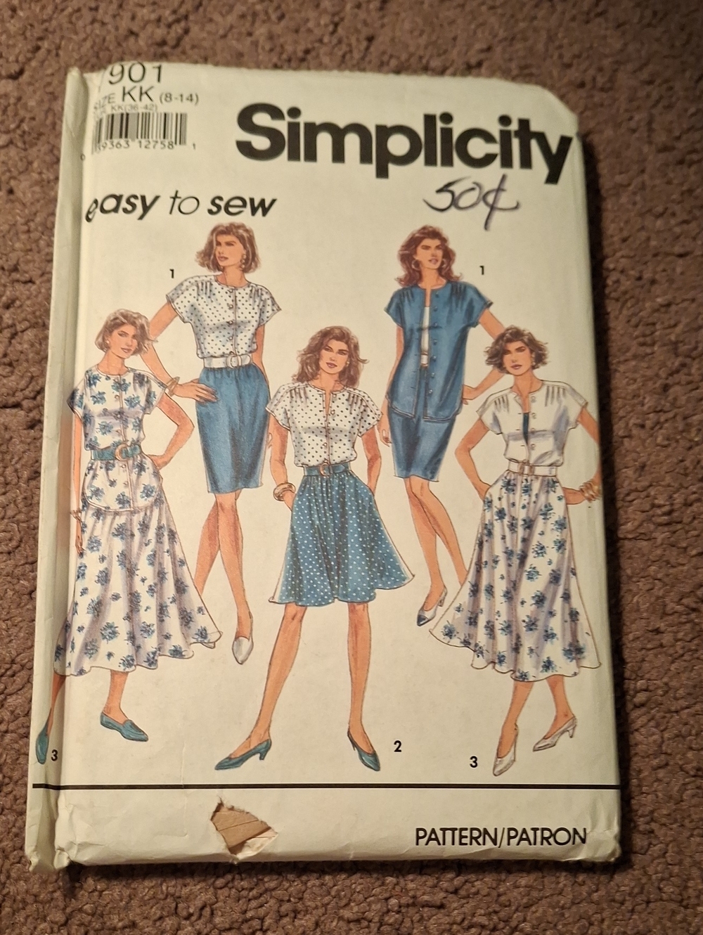 7901 Simplicity Pattern